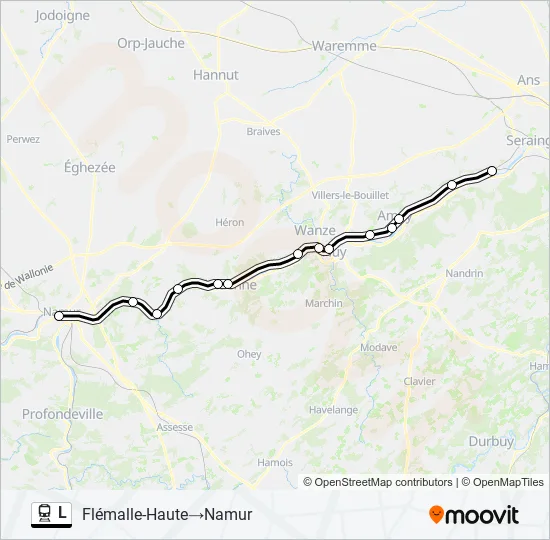 L Train Line Map
