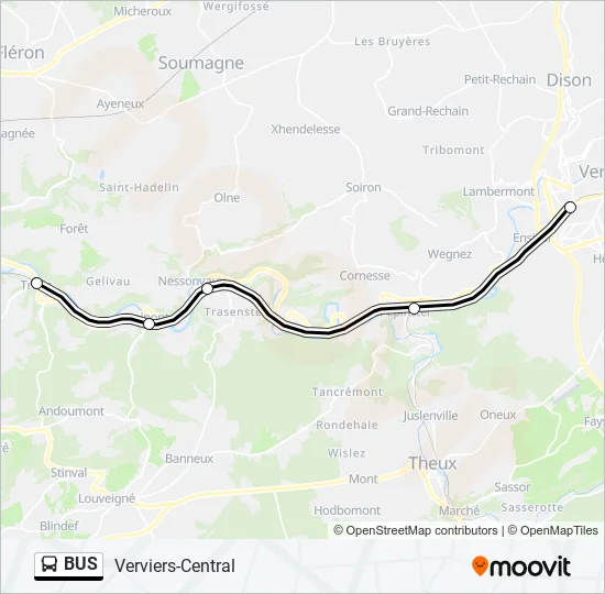 BUS Line Map