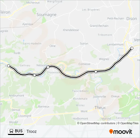 BUS Line Map