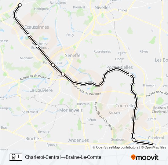 L train Line Map