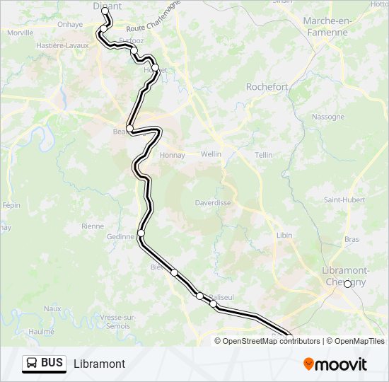 BUS Route: Schedules, Stops & Maps - Libramont (Updated)