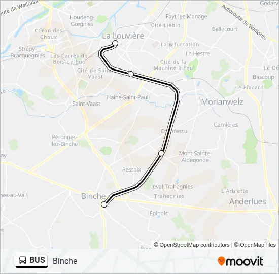 BUS Line Map