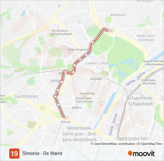 19 Light Rail Line Map
