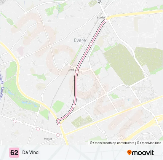 62 Light Rail Line Map
