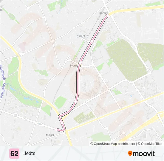 62 Light Rail Line Map