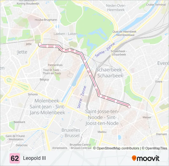 62 Light Rail Line Map