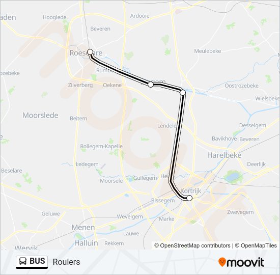 bus Route Schedules, Stops & Maps Roulers (Updated)