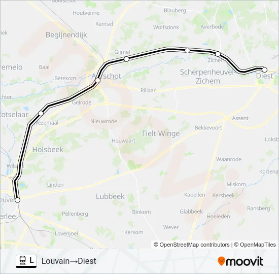 L Train Line Map