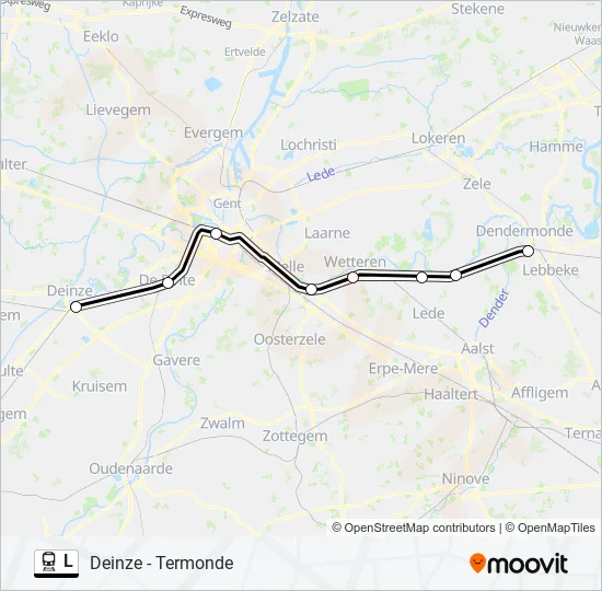 L Train Line Map