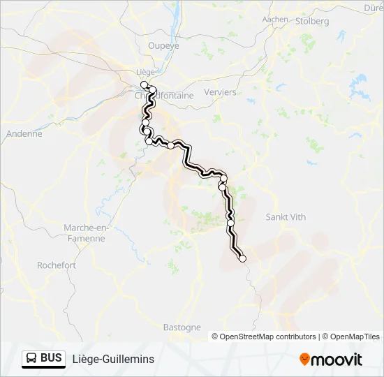 BUS Line Map