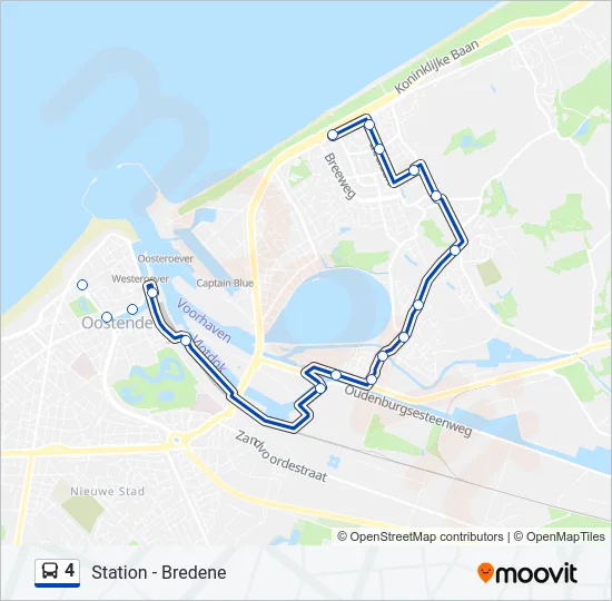 4 Bus Line Map