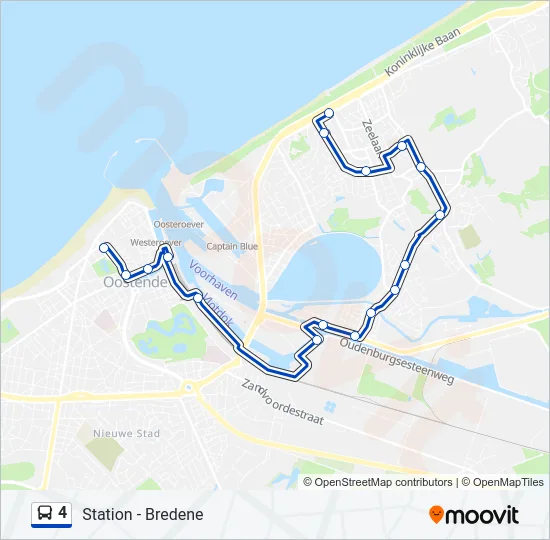4 Bus Line Map