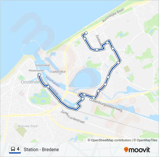 4 Bus Line Map