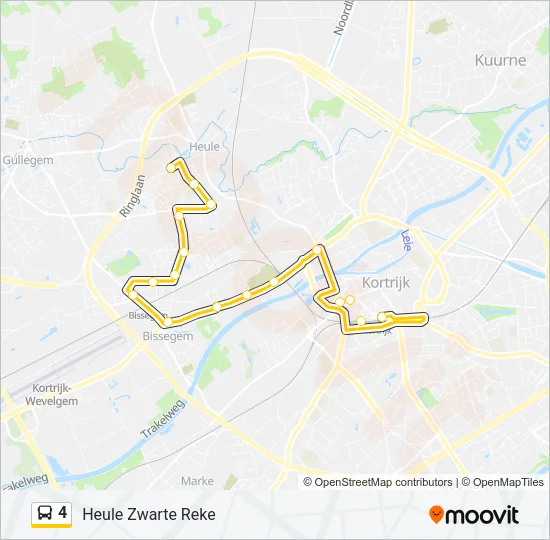 4 Bus Line Map