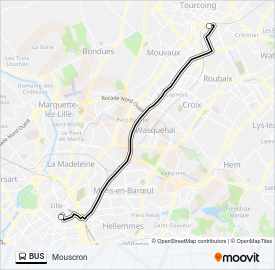 BUS Line Map