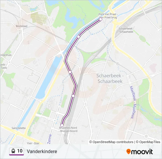10 Tram Line Map