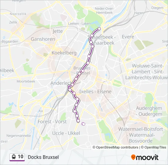 10 Light Rail Line Map