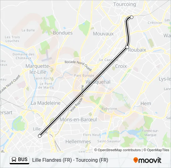 BUS Line Map