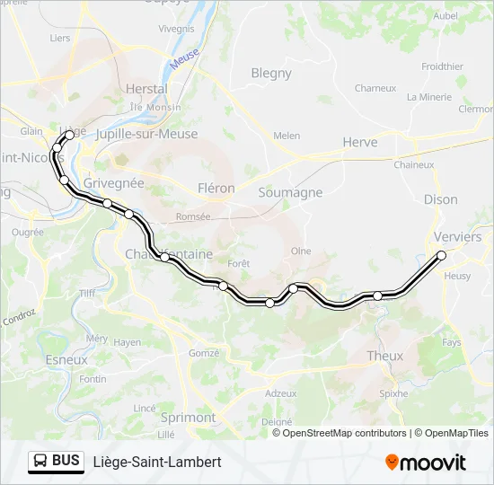 BUS Line Map