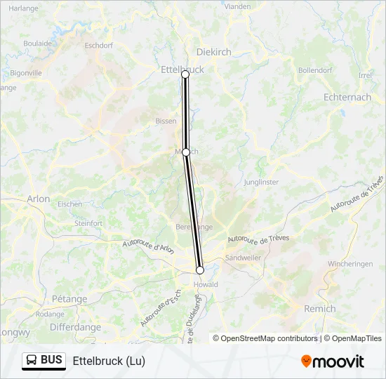 BUS Line Map
