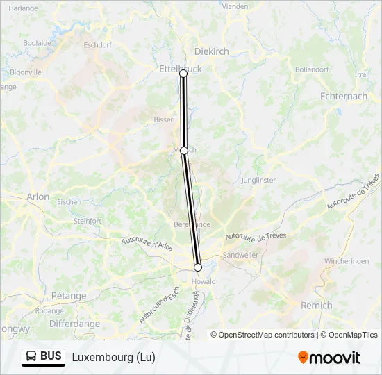 BUS Line Map