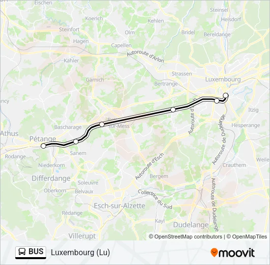 BUS Line Map