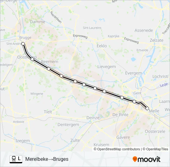 L Train Line Map