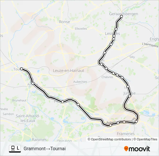 L Train Line Map