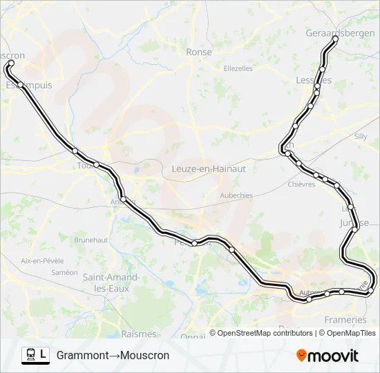 L Train Line Map