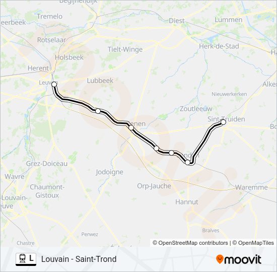 L Train Line Map