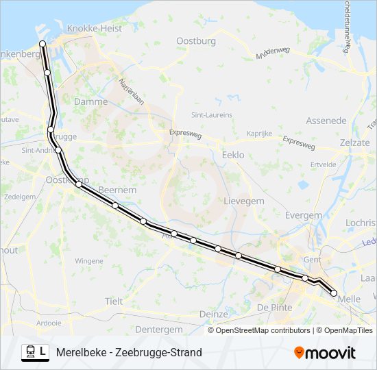 L Train Line Map