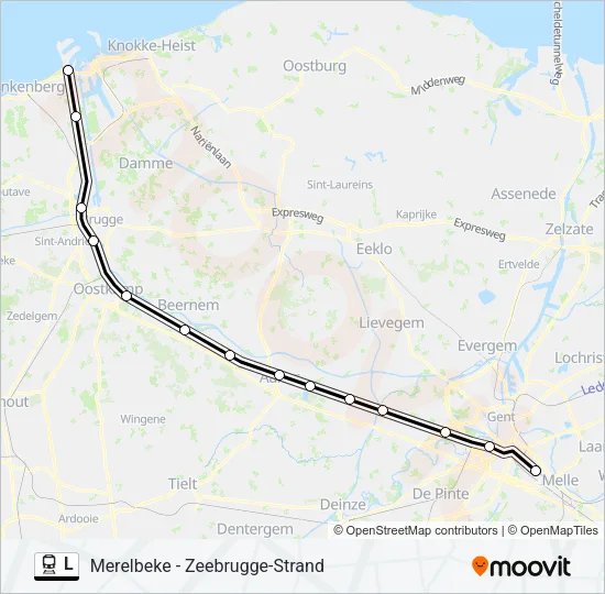 L Train Line Map