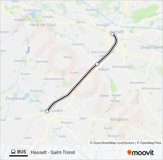 BUS Line Map