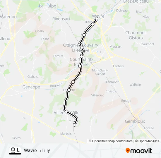L Train Line Map