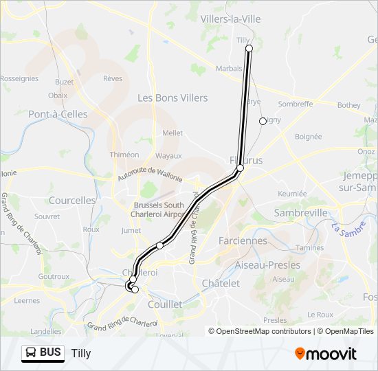 BUS Line Map
