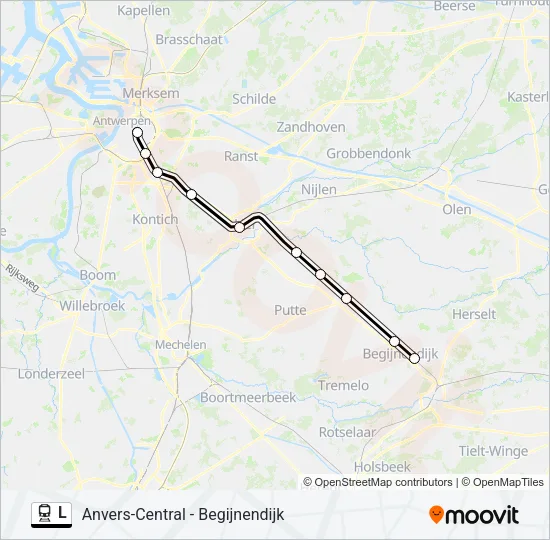 L Train Line Map