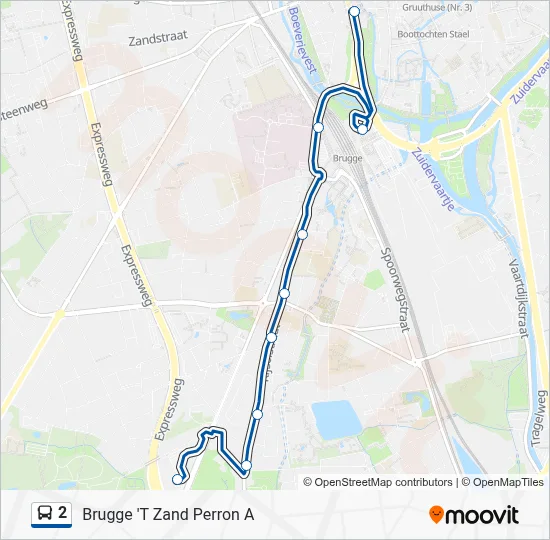 2 Route Schedules Stops Maps Bruges t Zand Platform A Updated 2 Route Schedules Stops Maps Bruges t Zand Platform A Updated