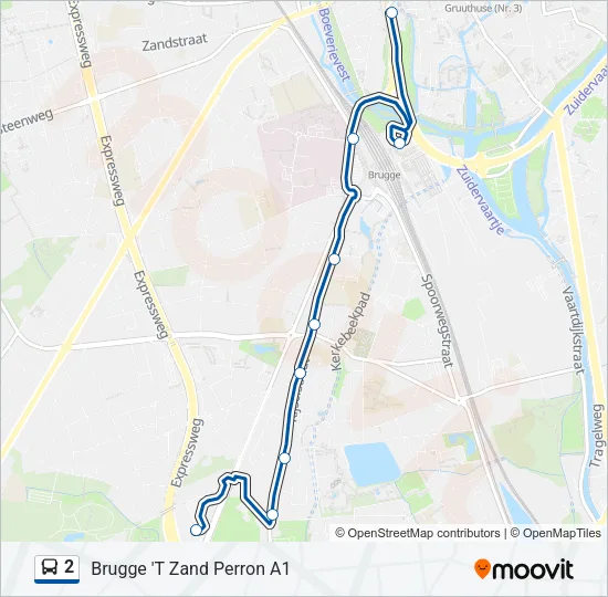 2 Bus Line Map