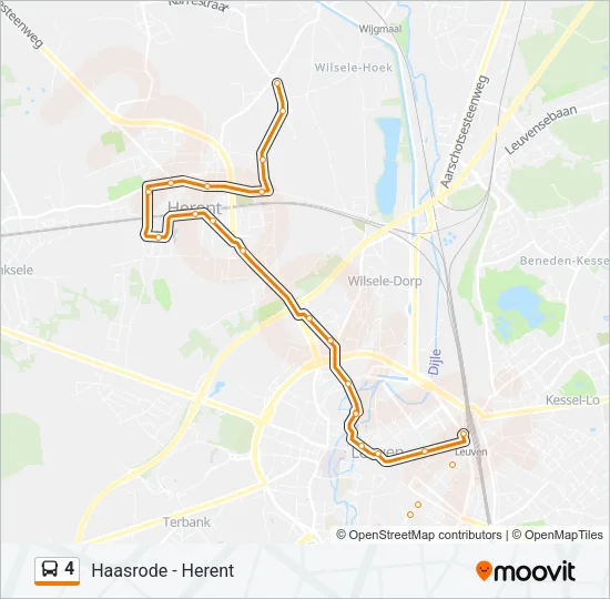 4 Bus Line Map
