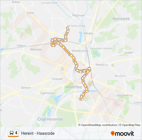4 Bus Line Map
