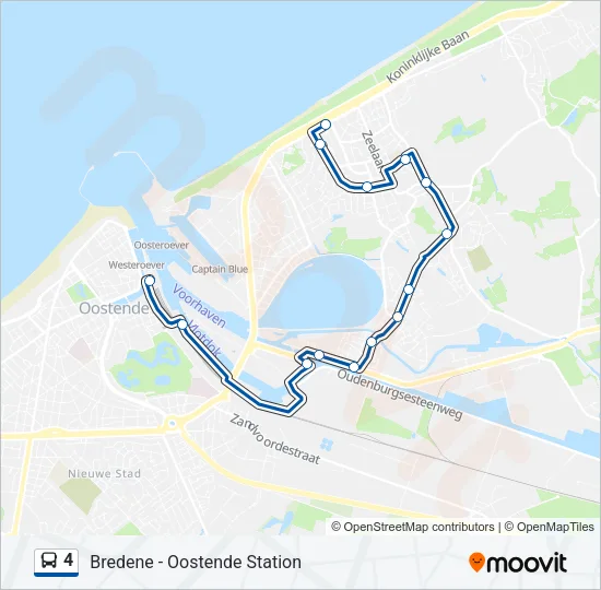 4 Bus Line Map