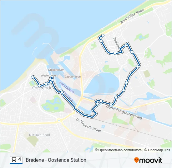 4 Bus Line Map