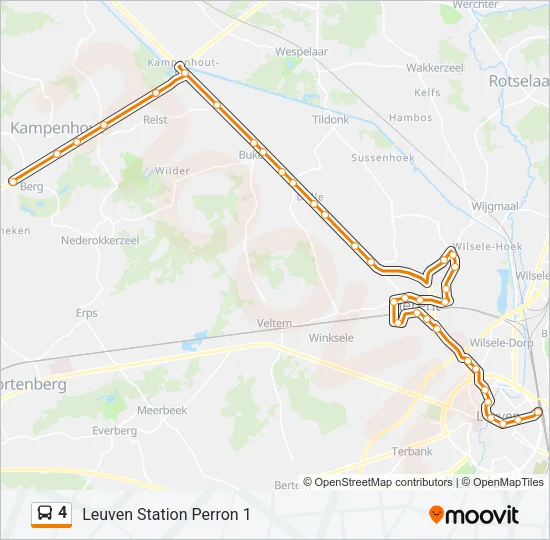 4 Bus Line Map