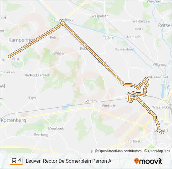 4 Bus Line Map