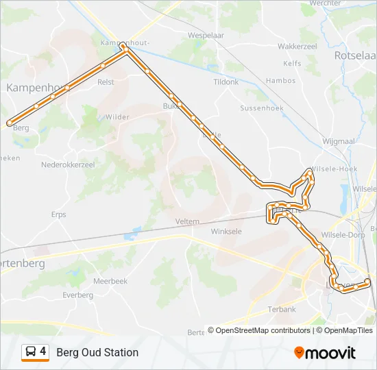 4 Bus Line Map