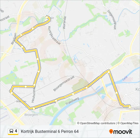 4 Bus Line Map