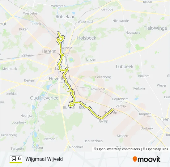 6 Bus Line Map