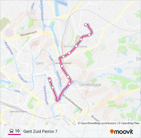 10 Bus Line Map