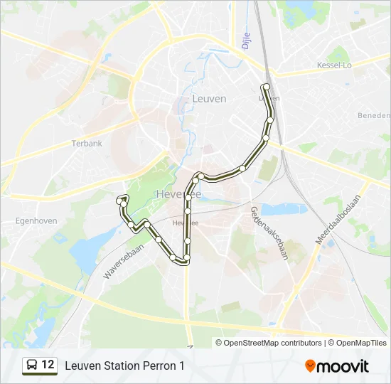 12 Bus Line Map