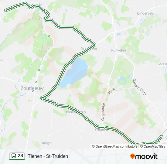 23 Bus Line Map